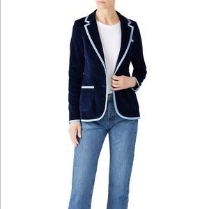 BASK French Terry Blue Blazer